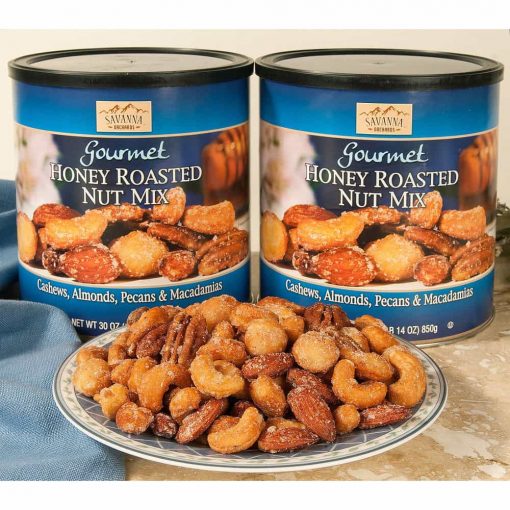 Hạt hỗn hợp đường mật ong Savanna Gourmet Honey Roasted Nut Mix 850g