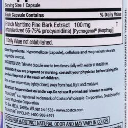 ho tro suc khoe toan dien tu vo cay thong trunature pycnogenol 100mg 60 vien kd