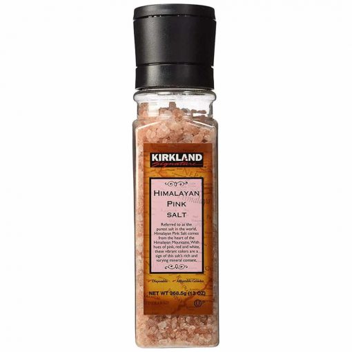 Muối hồng Himalayan từ Kirkland Signature Himalayan Pink Salt Grinder 368.5g