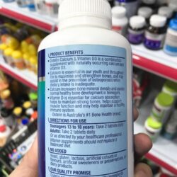 Ngăn ngừa loãng xương Ostelin Vitamin D & Calcium 180 viên 6 ngan ngua loang xuong tu thuoc uong ostelin vitamin d calcium 180 vien 2441