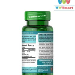 Viên uống bổ não Puritan's Pride Ginkgo Biloba 120mg 100 viên 5 puritans pride ginkgo biloba 120 mg 100v mat1