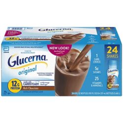 Sữa dành cho người tiểu đường Glucerna Original Rich Chocolate Shake 237ml x24 chai 10 sua danh cho nguoi tieu duong glucerna shakes rich chocolate shake 237ml kne