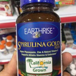 Tảo mặt trời cao cấp Earthrise Spirulina Gold Plus 500mg 180 viên 5 tao mat troi spirulina gold plus 500mg 180v 1