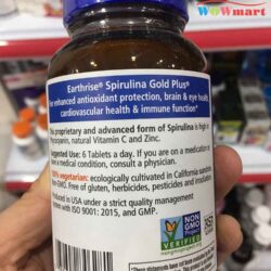 Tảo mặt trời cao cấp Earthrise Spirulina Gold Plus 500mg 180 viên 7 tao-mat-troi-spirulina-gold-plus-500mg-180v--3