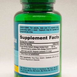 Viên uống bổ não Puritan’s Pride Ginkgo Biloba 120mg 200 viên 7 thuoc bo nao puritans pride ginkgo biloba 120mg 200 vien knc