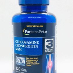 Viên uống bổ khớp Puritan's Pride Glucosamine Chondroitin MSM 120 viên 7 thuoc bo xuong khop puritans pride glucosamine chondroitin msm 120 vien kc