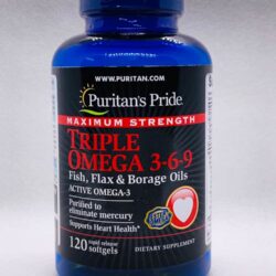 thuoc ho tro tim mach puritans pride triple omega 3 6 9 fish flax borage oils 120 vien knb