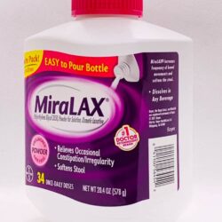 Hỗ trợ nhuận tràng, giảm táo bón MiraLAX Powder Laxative 34 liều lượng (578g) 9 thuoc tri tao bon miralax powder laxative 34 lieu luong kne