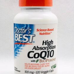 Viên uống hỗ trợ tim mạch Doctor's Best CoQ10 High Absorption 100mg 120 Capsules 7 vien uong ho tro dieu tri tim mach doctors best cq10 100mg 120 vien knc