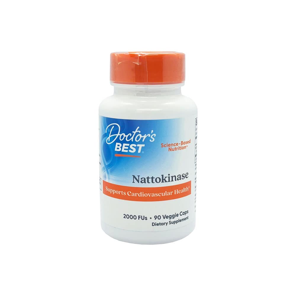 Viên uống ngăn ngừa và hỗ trợ sau tai biến Doctor's Best Nattokinase 90 viên 1 Viên uống ngăn ngừa và hỗ trợ sau tai biến Doctor's Best Nattokinase 90 viên
