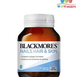 Viên uống làm đẹp da móng tóc Blackmores Nail Hair Skin 120 viên