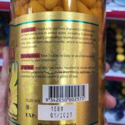 Viên uống Sữa Ong Chúa Costar Royal Jelly 1450mg 100 viên 7 vien uong sua ong chua costar royal jelly 1450mg 100v 1297