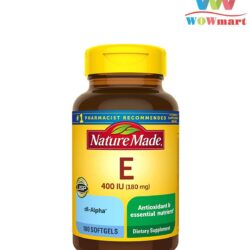 Viên uống Vitamin E từ Nature Made Vitamin E 400IU 180 viên