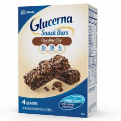 Bánh kiêng đường Glucerna Snack Bars Chocolate Chip 4 bịch 7 Bánh socola đậu phộng Glucerna Snack Bars Chocolate Chip 4 bịch