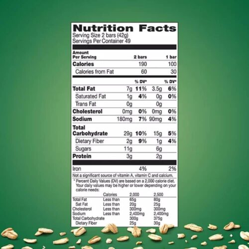 Bánh yến mạch Nature Valley Crunchy Oats’n Honey Granola Bar 98 thanh (Hộp 2.06kg gồm 49 gói) 11 banh yen mach nature valley crunchy oatsn honey granola bar 98 mieng 281025 kc