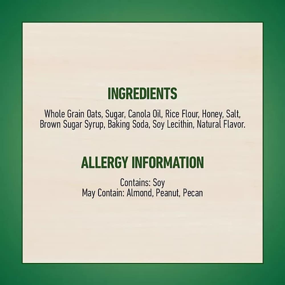 Bánh yến mạch Nature Valley Crunchy Oats’n Honey Granola Bar 98 thanh (Hộp 2.06kg gồm 49 gói) 5 Bánh yến mạch Nature Valley Crunchy Oats’n Honey Granola Bar 98 thanh (Hộp 2.06kg gồm 49 gói) - Ảnh 5