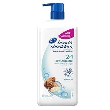 Dầu gội hạnh nhân Head & Shoulders Dry Scalp Care 1L 10 Dầu gội và xả hạnh nhân 2 trong 1 của Mỹ Head & Shoulders Dry Scalp Care 1 lít