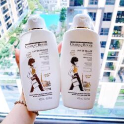 duong lam trang da cua phap chateau rouge paris lait de beaute 400ml kne