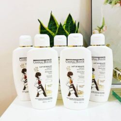 duong lam trang da cua phap chateau rouge paris lait de beaute 400ml knh