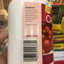 ho tro duong tiet nieu va chong oxy hoa trunature cranberry 300mg 250 vien 3