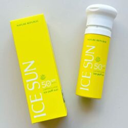 Kem chống nắng Ice Sun SPF50 PA++++ Ice Puff Sun 100ml (Màu vàng) 9 kem chong nang han quoc ice sun spf 50 100ml 261023 kc