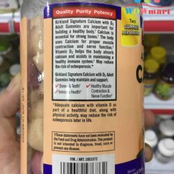 Kẹo bổ sung Canxi Kirkland Signature Calcium 500mg +D3 120 viên 11 keo bo sung canxi kirkland signature calcium 500 mg d3 120 vien 3