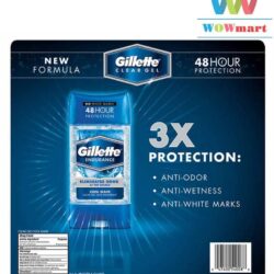 Lăn khử mùi cho nam Gillette Endurance Men's Clear Gel Antiperspirant 107g 5 lan khu mui