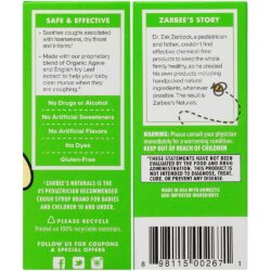 Siro ho, long đờm hương nho cho trẻ Zarbee's Baby Cough Syrup + Mucus 59ml 7 Siro trị ho, long đờm hương nho cho trẻ Zarbee's Baby Cough Syrup + Mucus 59ml