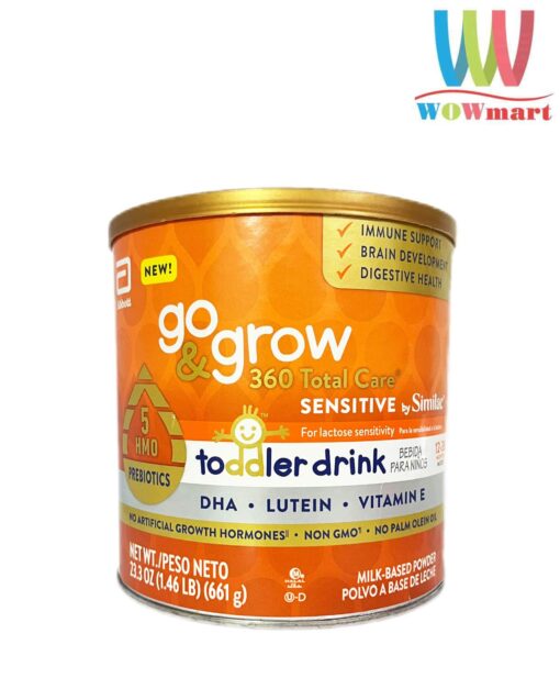 Sữa Similac cho trẻ hay nôn trớ từ 12-36 tháng Similac Go & Grow 360 Total Care Sensitive Toddler Drink 661g