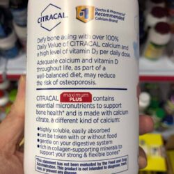 Viên uống bổ sung Canxi Citracal Maximum Calcium Citrate +D3 280 viên 7 thuoc bo sung canxi citracal maximum calcium citrate d3 280 vien 0706
