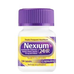 Viên uống cắt cơn đau dạ dày, ợ nóng Nexium 24hr 14 Capsules (Hộp lẻ)