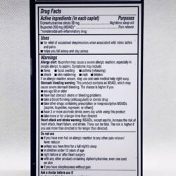 Viên giảm đau và hỗ trợ ngủ ngon Advil PM 200mg 200 Caplets 10 thuoc giam dau danh cho ban dem advil pm 200mg 200 vien kc