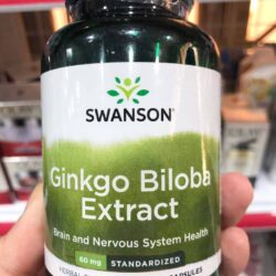 Viên uống tăng cường trí nhớ Swanson Ginkgo Biloba Extract 24% 60mg 240 viên 5 thuoc tang cuong tri nho swanson ginkgo biloba extract 24 60mg 240 vien 6961