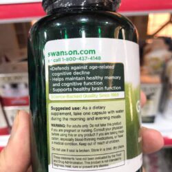 Viên uống tăng cường trí nhớ Swanson Ginkgo Biloba Extract 24% 60mg 240 viên 6 thuoc tang cuong tri nho swanson ginkgo biloba extract 24 60mg 240 vien 6962