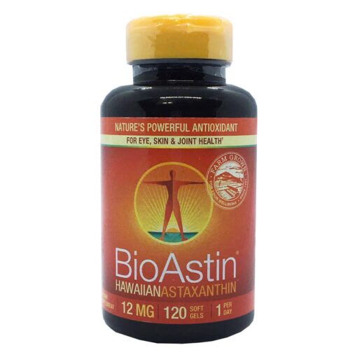 Viên uống chống oxy hóa BioAstin Hawaiian Astaxanthin 12mg 120 viên