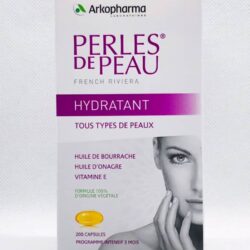 vien uong collagen dep da cua phap perles de peau hydratant 200 vien knk