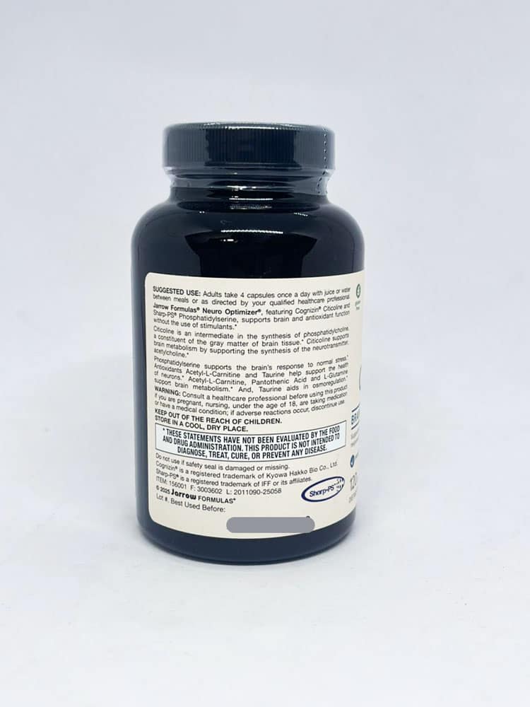 Viên uống hỗ trợ chức năng não Jarrow Formulas Neuro Optimizer 120 viên - Ảnh 4