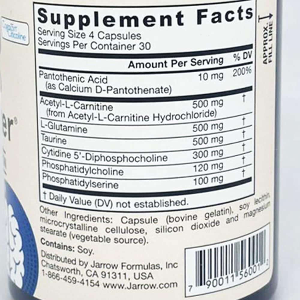 Viên uống hỗ trợ chức năng não Jarrow Formulas Neuro Optimizer 120 viên - Ảnh 5