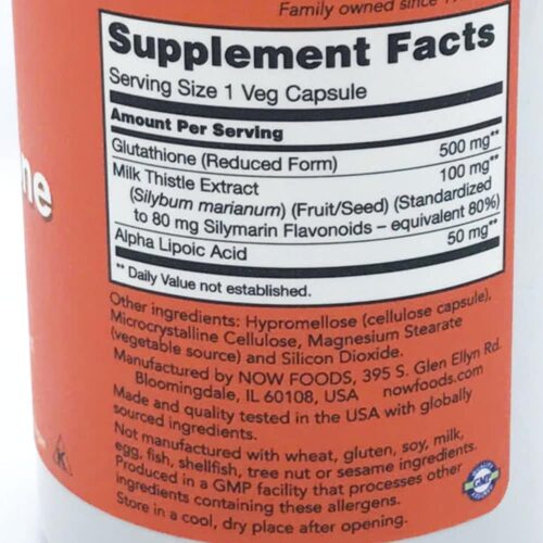 Viên uống trắng da nội sinh NOW Glutathione 500 mg 60 viên 17 vien uong trang da noi sinh now glutathione 500 mg 60 vien 280825 kd