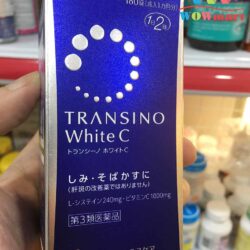 Viên uống trắng da từ bên trong Transino White C clear 180 viên (Mẫu cũ) 6 vien uong tri nam giup trang da tu ben trong transino nhat ban 180 vien 1