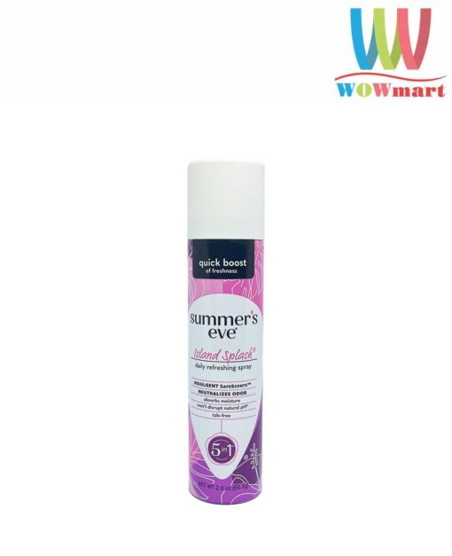 Xịt phụ khoa Summer's Eve Freshening Spray 56.7g (Hồng)