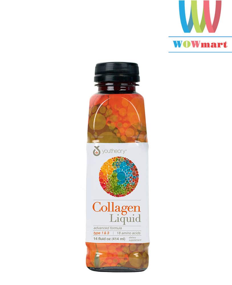 Collagen dạng nước Youtheory Collagen Liquid Type 1 & 3 414ml