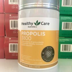 Keo ong tăng khả năng đề kháng Healthy Care Propolis 3800mg của Úc 200 viên 5 mẫu mới