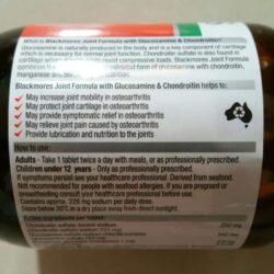 Viên uống bổ khớp Blackmores Joint Formula With Glucosamine & Chondroitin 120 viên 8 blackmores joint formula with glucosamine chondroitin