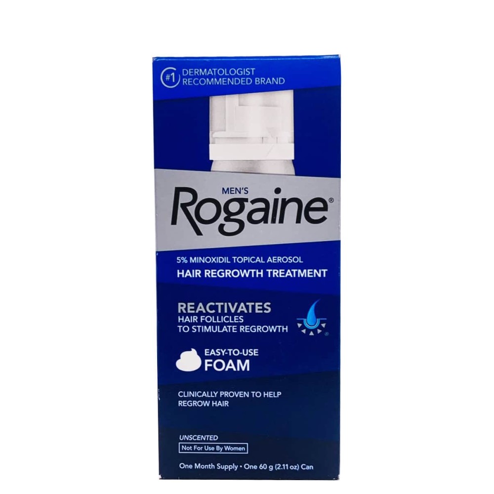 Bọt mọc tóc cho nam giới Men's Rogaine Minoxidil 5% Foam 60g