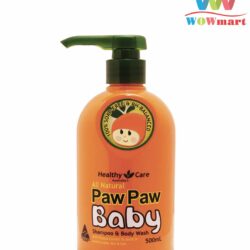 goi-tam-2-trong-1-cho-tre-em-healthy-care-paw-paw-baby-shampoo-body-wash-500ml
