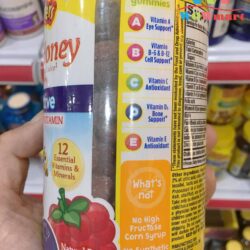 keo bo lil critters fruit n honey bee active multivitamin 190 vien 3