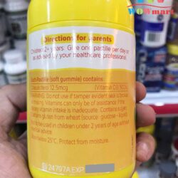 Kẹo bổ sung Vitamin D3 cho bé Kids Smart Vitamin D3 500IU 60 Gummies 6 keo bo sung vitamin d3 cho natures way kids smart vitagummies vitamin d3 500iu 60 vien 2