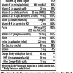 Kẹo dẻo bổ sung Vitamin dành cho bà bầu vitafusion PreNatal 90 viên 7 keo deo bo sung vitamin danh cho ba bau vitafusion prenatal 90 vien knwb
