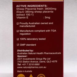 nhau thai cuu naro sheep placenta 38000mg 100 vien knc